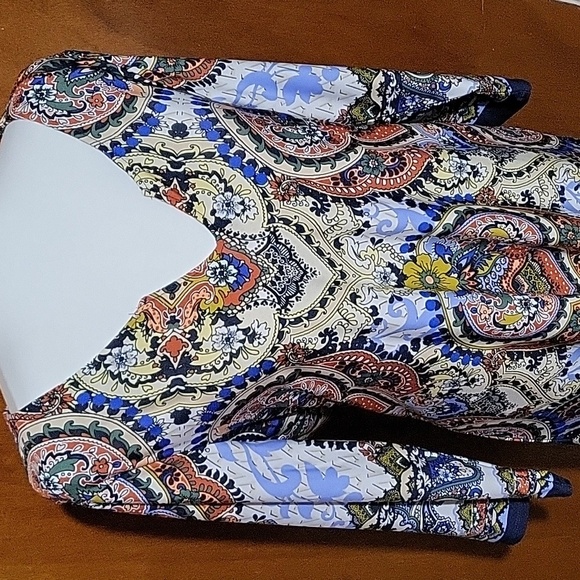 Nwt Melissa Paige Copacabanna Red Midi Dress Size Large - Picture 2 of 12